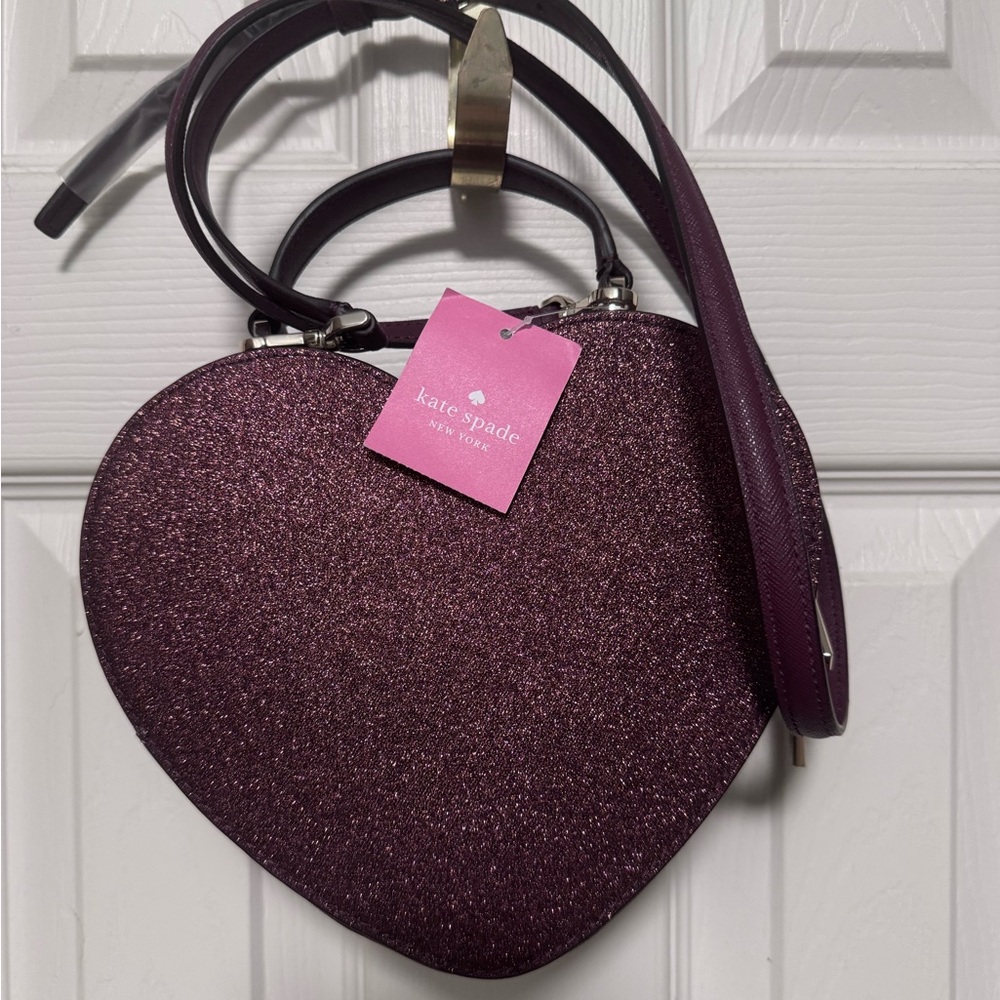 Kate Spade Love Shack Heart Shaped purse NWT - Picture 4 of 14